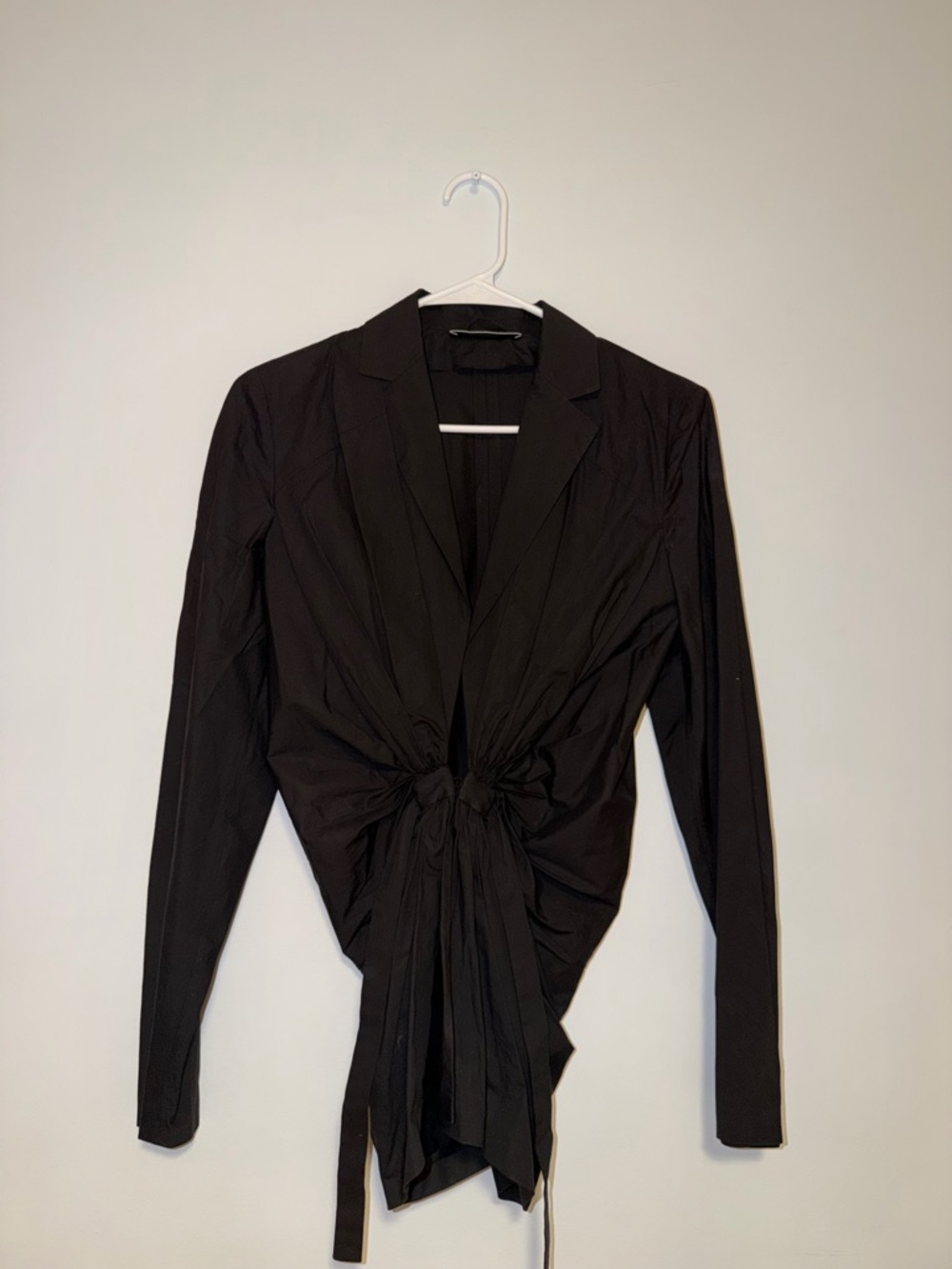 Prada Black Collared Shirt Jacket